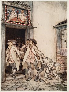 Os três cirurgiões do exército, de Little Brother & Little Sister e outros contos pelos irmãos Grimm, pub.1917 de Arthur Rackham