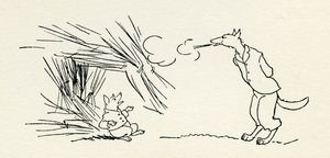 Os Três Porquinhos de Arthur Rackham