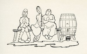 Os três bobos de Arthur Rackham
