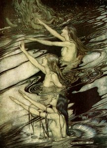 O Crepúsculo dos Deuses Göttterdämmerung de Arthur Rackham