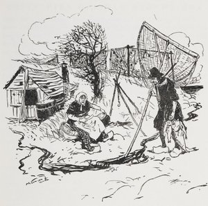 O pescador e a sua esposa. de Arthur Rackham