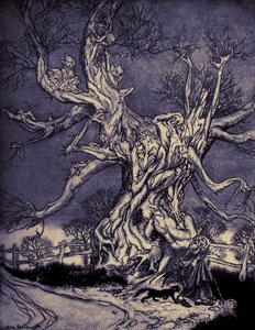 A lenda de Sleepy Hollow de Arthur Rackham