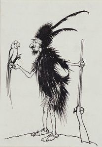 Ting-a-Ting Tang pobre Robinson Crusoe de Arthur Rackham