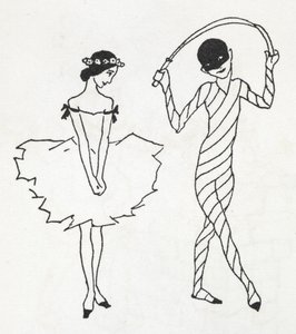 Dois dançarinos de Arthur Rackham