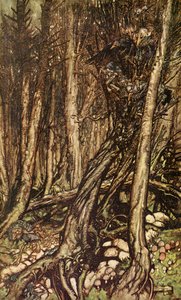 Ondina em Friedrich de la Motte Fouqué de Arthur Rackham