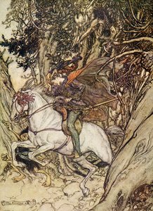 Ondina em Friedrich de la Motte Fouqué de Arthur Rackham