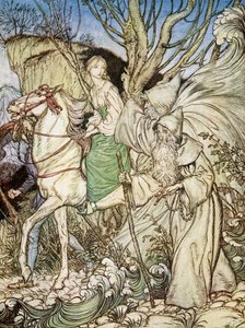 Ondina em Friedrich de la Motte Fouqué de Arthur Rackham