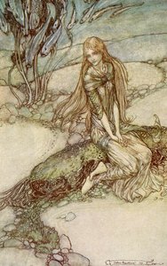 Ondina em Friedrich de la Motte Fouqué de Arthur Rackham