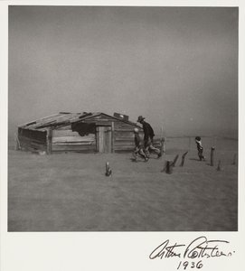 [Paisagem com casa]. de Arthur Rothstein
