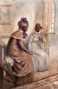 Ilustração para Emma por Jane Austen de Arthur Wallis Mills