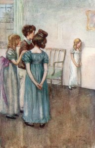 Ilustração para a abadia de Northanger por Jane Austen de Arthur Wallis Mills