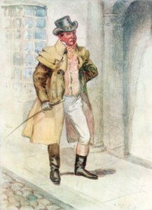 Ilustração para a abadia de Northanger por Jane Austen de Arthur Wallis Mills