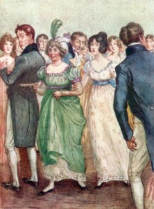 Ilustração para a abadia de Northanger por Jane Austen