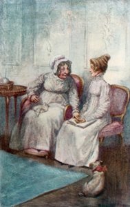 Ilustração para a abadia de Northanger por Jane Austen