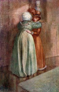 Ilustração para a abadia de Northanger por Jane Austen de Arthur Wallis Mills
