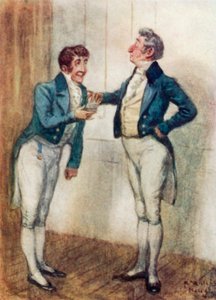 Ilustração para persuasão por Jane Austen de Arthur Wallis Mills