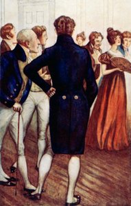 Ilustração para Senso e Sensibilidade por Jane Austen de Arthur Wallis Mills