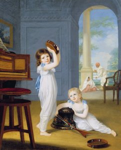 Emily e George Mason, c.1794-95 (óleo sobre tela)