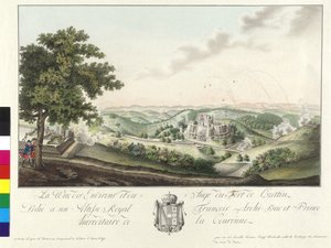1790 cerco da fortaleza de Czettin de Artist Unknown