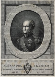 ALEXANDRE I da Rússia (1777-1825). Czar da Rússia (1801-1825). de Artist Unknown