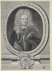 Adam Gottlob Baron Meusebach (impressão) de Artist Unknown