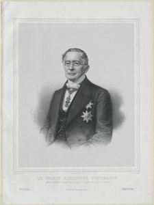 Alexander Mikhailovich conde Gorchakov de Artist Unknown