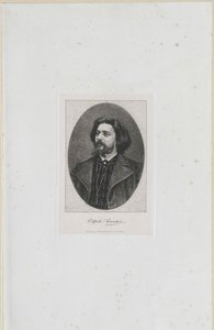 Alphonse Daudet (impressão) de Artist Unknown