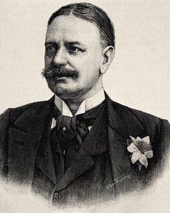 BueLow, Bernard von (1849-1929). Chanceler do Império Romano (1900-1909). Gravura de Artist Unknown