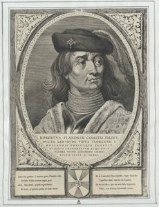 Conde da Flandres Roberto I, o Frísio de Artist Unknown