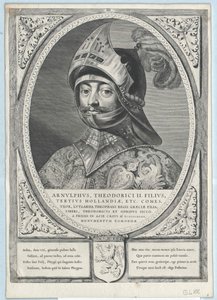 Conde da Holanda Arnulf II (impressão) de Artist Unknown