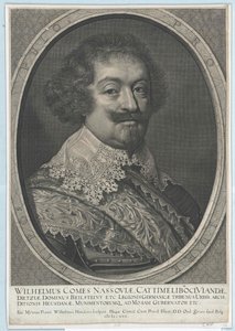 Conde de Nassau-Siegen Wilhelm (impressão) de Artist Unknown