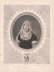 Duquesa da Baviera Louise (impressão) de Artist Unknown