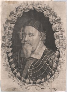 Duque de Brunswick-Wolfenbuettel Augusto, o Jovem (impressão) de Artist Unknown