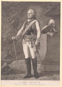 Duque de Saxe-Weimar Eisenach Karl August de Artist Unknown