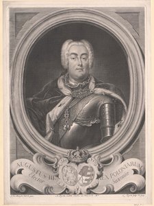 Eleitor da Saxónia Frederico Augusto II de Artist Unknown