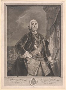 Eleitor da Saxónia Frederico Augusto II de Artist Unknown