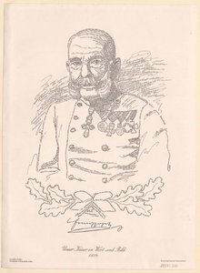 Imperador da Áustria Franz Joseph I de Artist Unknown