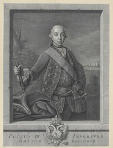 Imperador da Rússia Pedro III de Artist Unknown