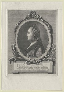 Imperatriz da Rússia Catarina II de Artist Unknown