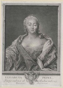 Imperatriz da Rússia Elisabeth de Artist Unknown