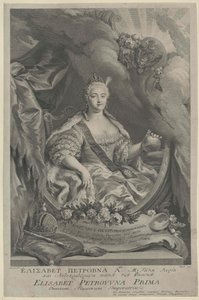 Imperatriz da Rússia Elisabeth de Artist Unknown