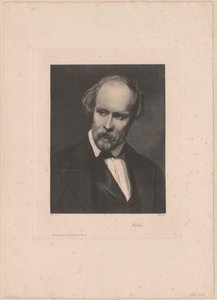 Friedrich Hebbel (impressão) de Artist Unknown