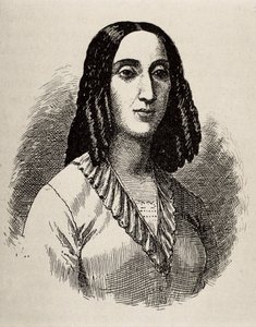 GORRITI, Juana Manuela (1818-1892), escritora argentina. Gravura.