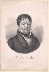 Heinrich Zschokke (impressão) de Artist Unknown