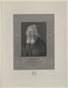 Hieronymus Holzschuher (gravura) de Artist Unknown