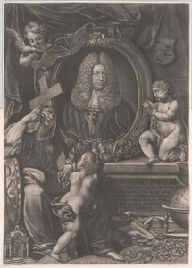 Jacob Wilibald Haller von Hallerstein (impressão) de Artist Unknown