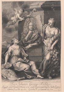 Johann Georg Richter (impressão) de Artist Unknown
