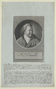Johann Ludwig Ewald (impressão) de Artist Unknown