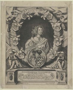 Johanna Margaretha von Lorenz-Adlershelm (impressão) de Artist Unknown