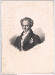 Joseph Ludwig Conde de Armansperg (impressão) de Artist Unknown